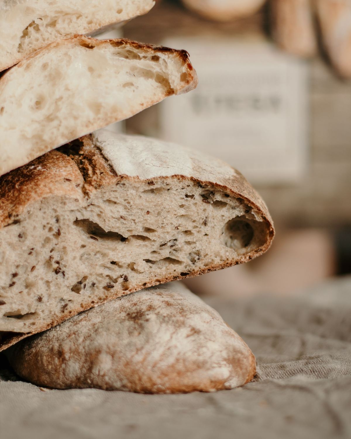 Fresh Au Gourmand bread prepared for delivery across Edinburgh